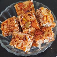 A picture of Dryfruit chikki.