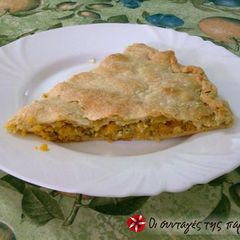 A picture of Savoury Pumpkin Pie.