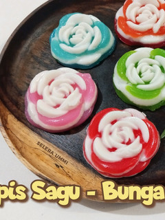 Foto resep Lapis Sagu - Bunga