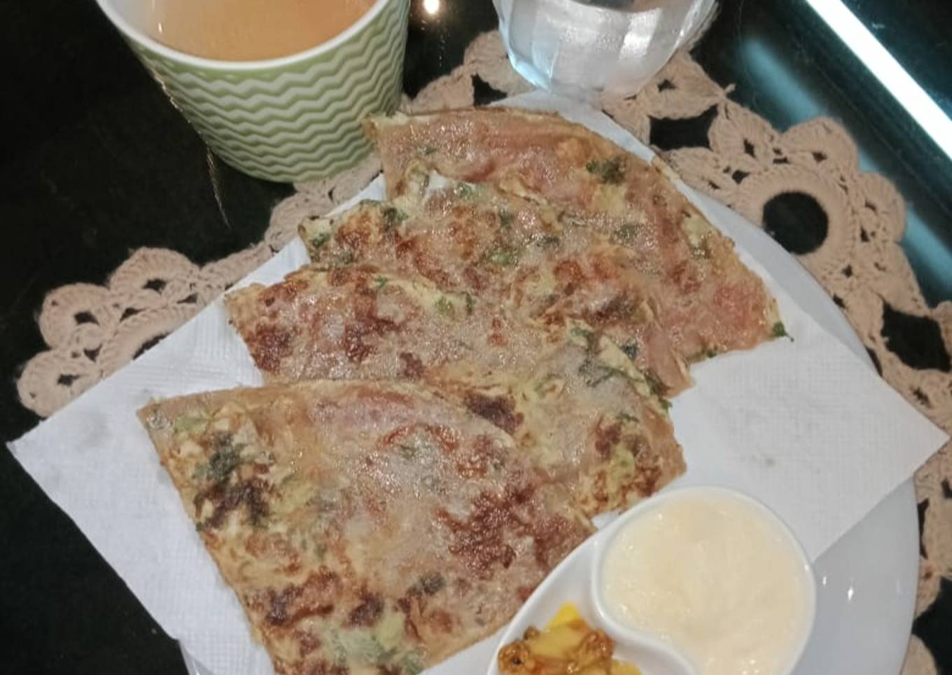 Omelette Paratha.