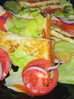A picture of French toast sandwich.