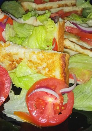 A picture of French toast sandwich.