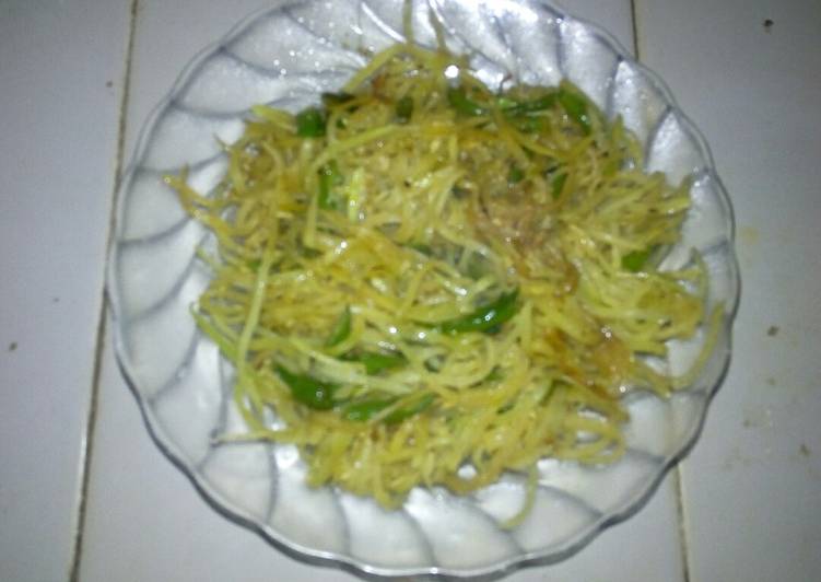 Resep Sayur Tumis Pepaya Lombok Ijo Anti Gagal