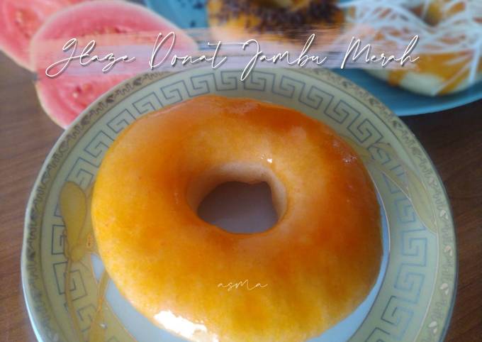 Glaze jambu merah (Donat)