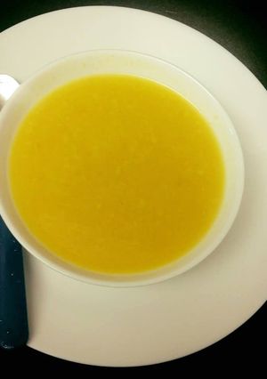 A picture of Moong dal Soup.
