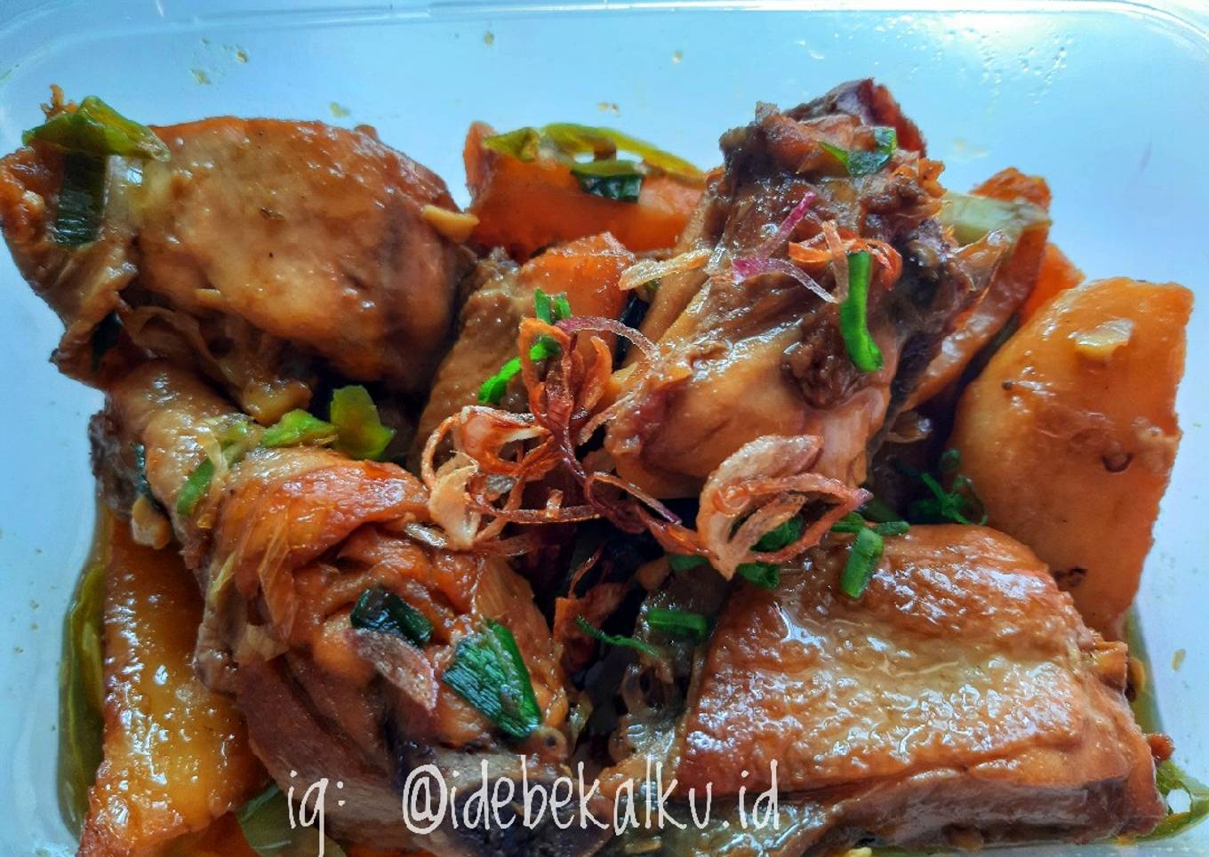 Ayam kecap goreng mentega