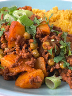 Una foto de Keema Matar (कीमा मटर)