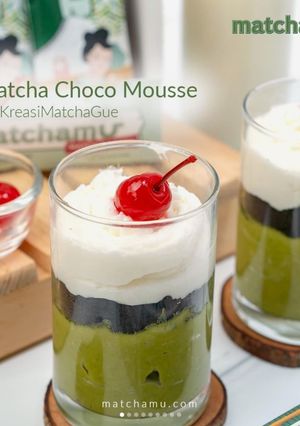 Foto resep Matcha Choco Mousse