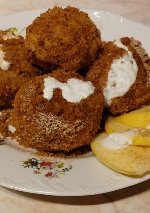 Almás gombócok recept fotója