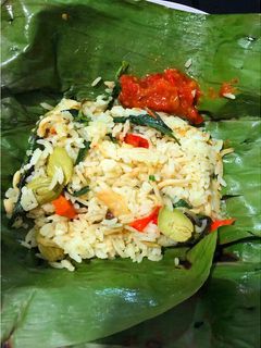 Foto resep Nasi Bakar Teri Pete Kemangi