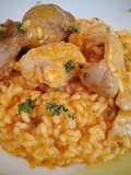 Risotto ciego de conejo