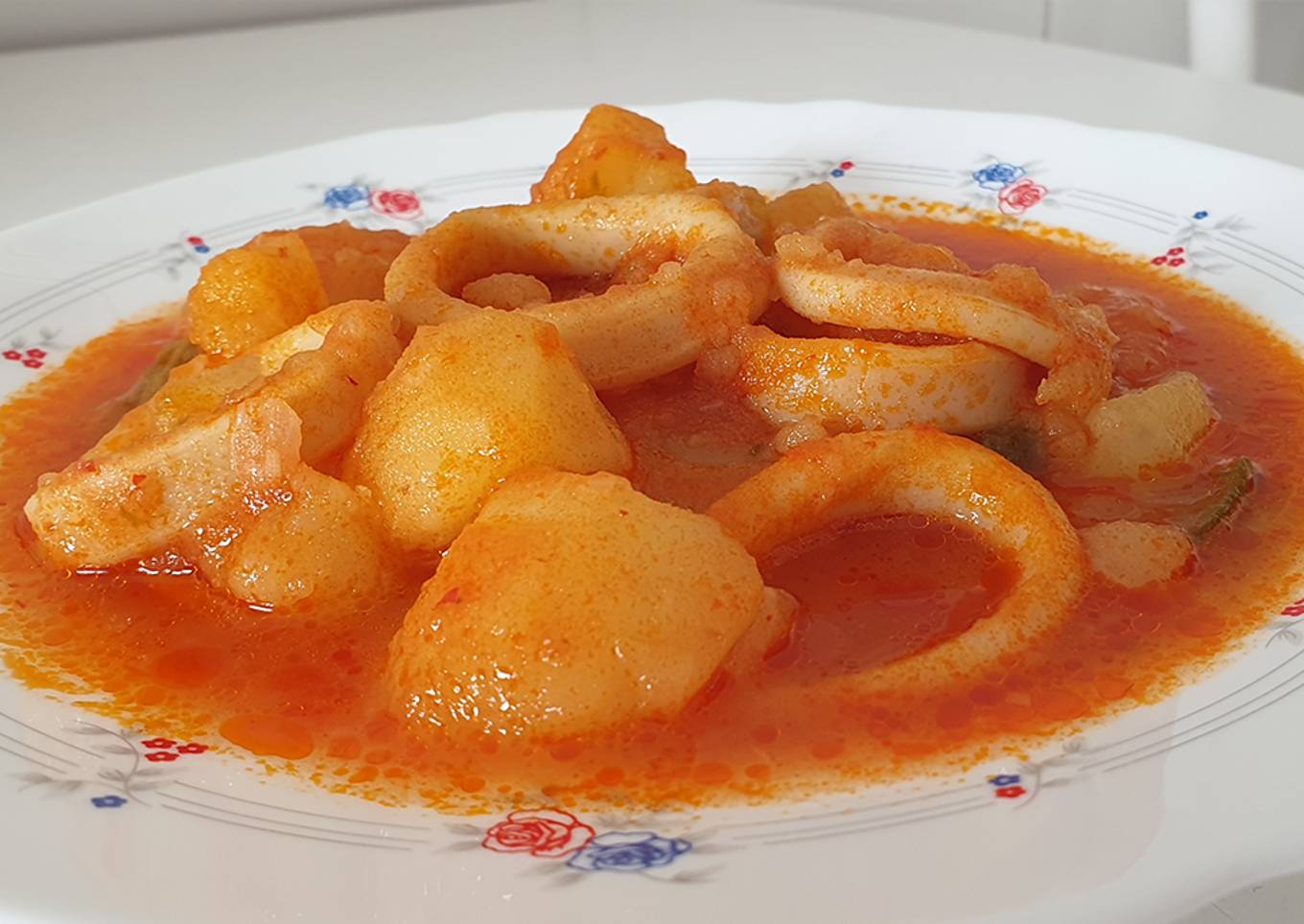 Marmitako de calamares