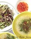 Cháo Gỏi Vịt Rau muống dập