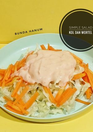 Foto resep Simple Salad Kol dan Wortel