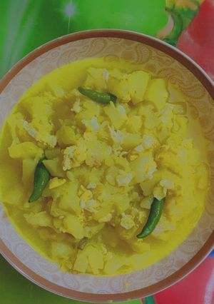 ডিম লাউ রেসিপির প্রধান ছবি