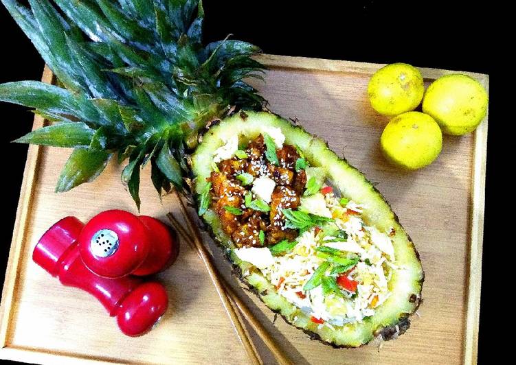 Simple Way to Prepare Speedy Pineapple fried rice #CookpadApp