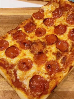 A picture of Homemade Sourdough Pizza.