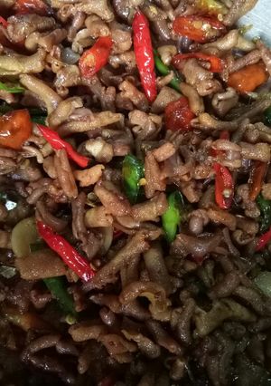 Foto resep Usus tumis kering