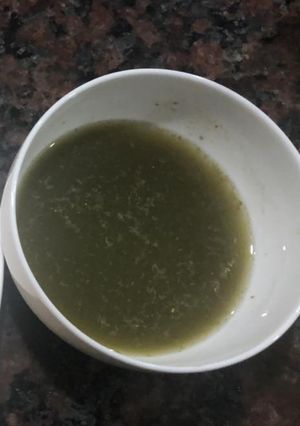 A picture of Panipuri Green Pani.