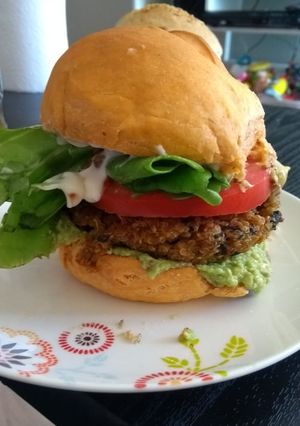 Una foto de Hamburguesa de quinoa