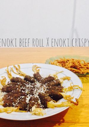 Foto resep Enoki Beef Roll & Enoki Crispy