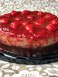 Foto de Cheesecake de Nutella com Geleia de Morango