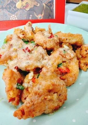 Foto resep Cumi Tepung Telur Asin