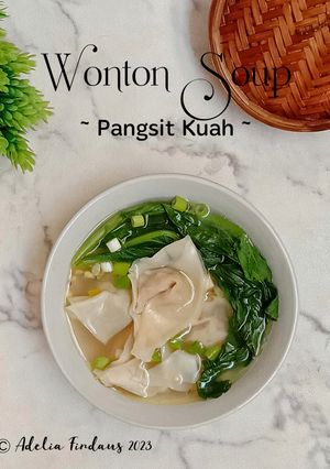 Foto resep Wonton Soup / Pangsit Kuah