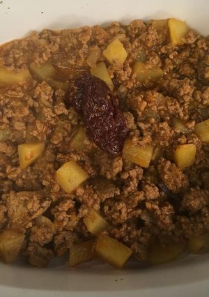 Una foto de Picadillo al chipotle