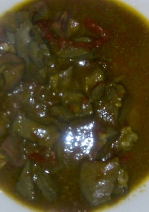 A picture of Stewed liver.