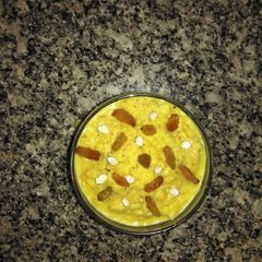 A picture of Parched paddy(khoi) kheer.