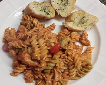 Easy Recipe Tomato  Mascarpone Chicken Pasta Delicious and Healthy