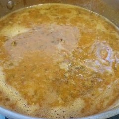 A picture of Mutton Dalcha.