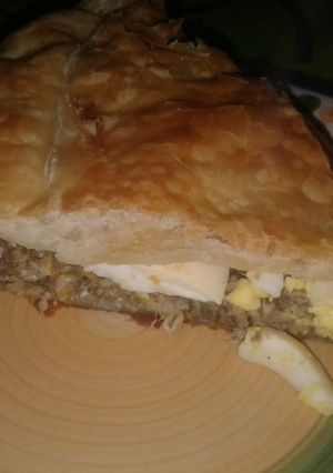 Una foto de Tarta de jurel económica y fácil 😊