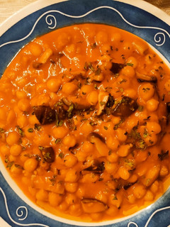 Una foto de Garbanzos Trufados con Shiitake