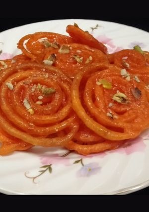 A picture of Jaleebi.
