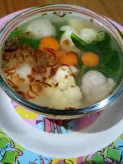 Foto resep 24. Sup Sayur Baso Ikan