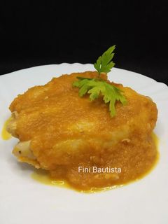 Una foto de Solomillos de pollo en salsa de naranja