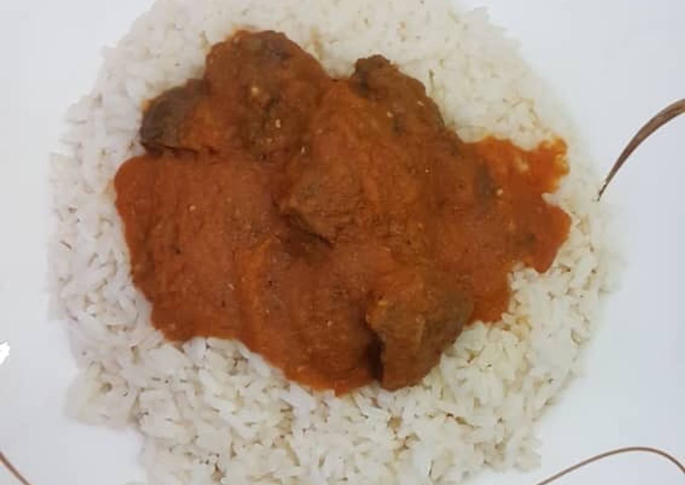 Beef Stew and rice