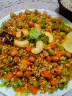 प्रोटीन रिच वेज ओट्स उपमा रेसिपी मुख्य फोटो