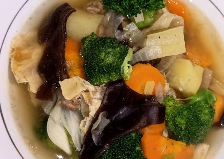 Cara Gampang Membuat Sop Vegan Vegetarian Food Anti Gagal