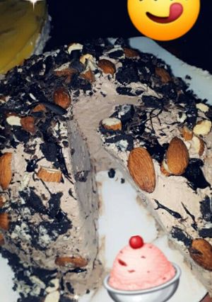 صورة لوصفة آيس كريم بالشوكولا 😋😋