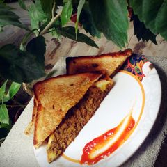 A picture of Soyachunk Tawa Sandwich.
