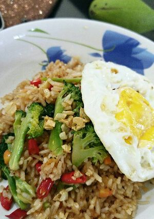 Foto resep Nasi goreng brocoli