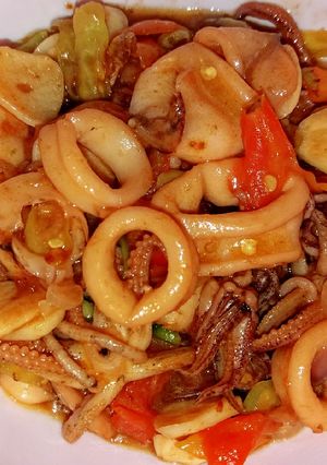 Foto resep Cumi Mentega saus Tiram