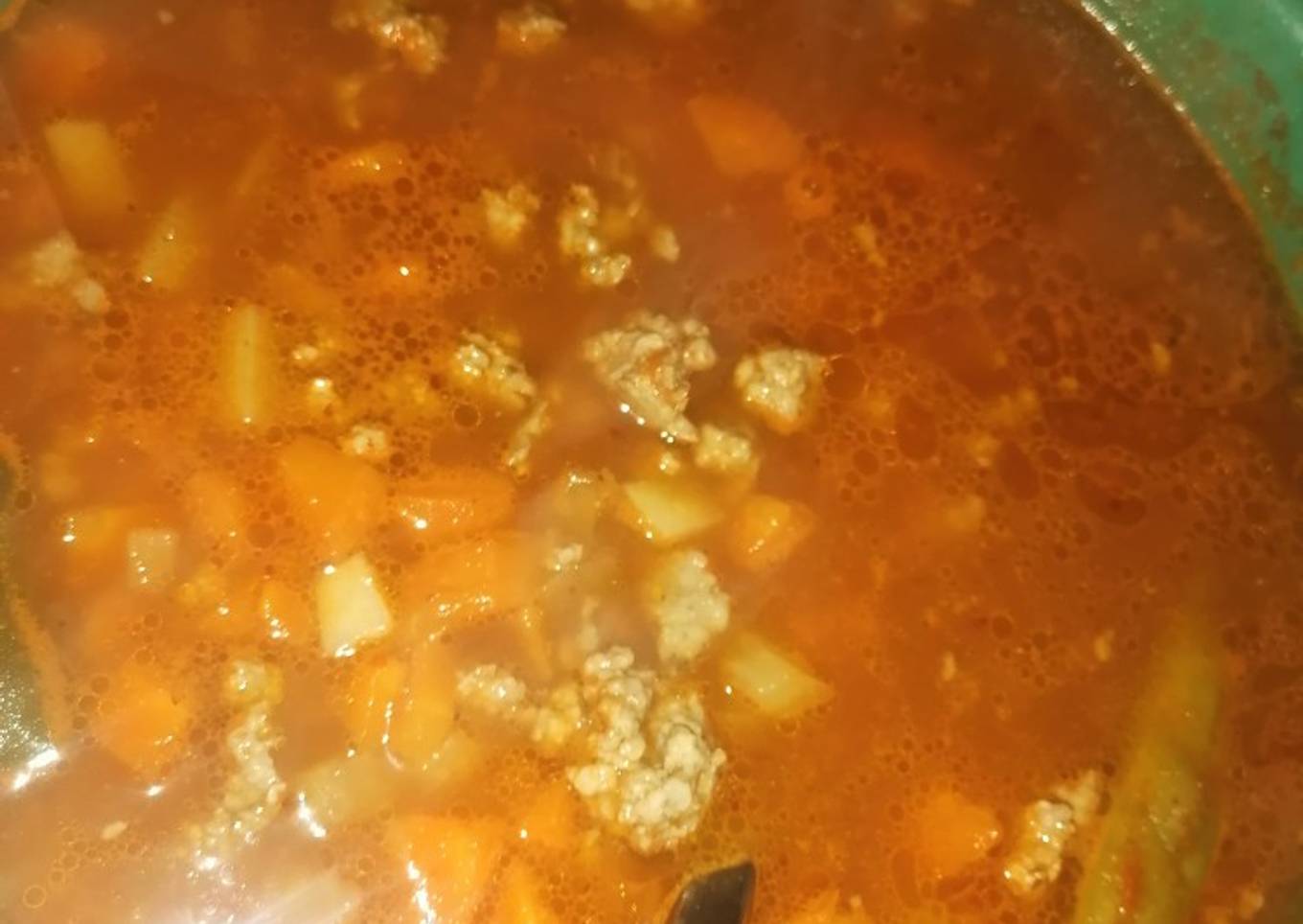 Picadillo caldoso