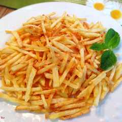 Una foto de Patatas cerilla (paja) caseras