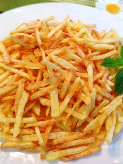Una foto de Patatas cerilla (paja) caseras