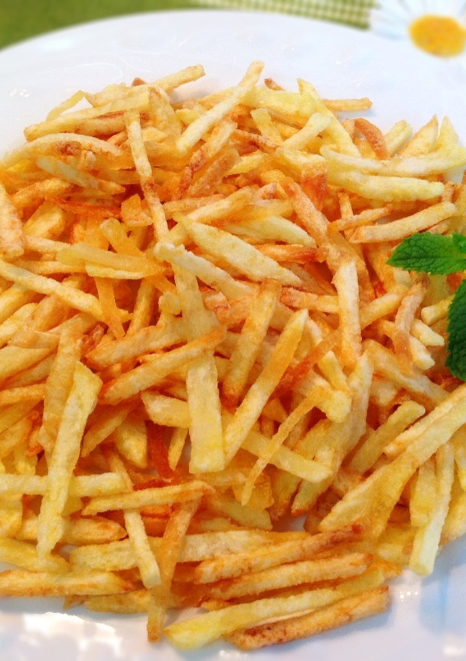Una foto de Patatas cerilla (paja) caseras