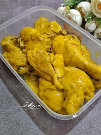 Cara Gampang Membuat Resep Ayam Ungkep Bumbu Kuning Sedaap (Stok Frozen) yang Lezat Sekali Anti Ribet, Lezat Sekali